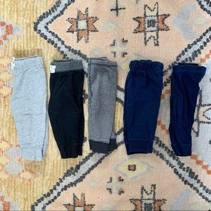 Bundle of 5 - 6M Carter’s pants for baby